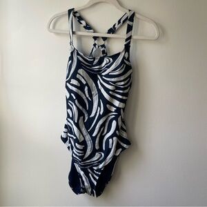 Hurley Navy and White Swimsuit